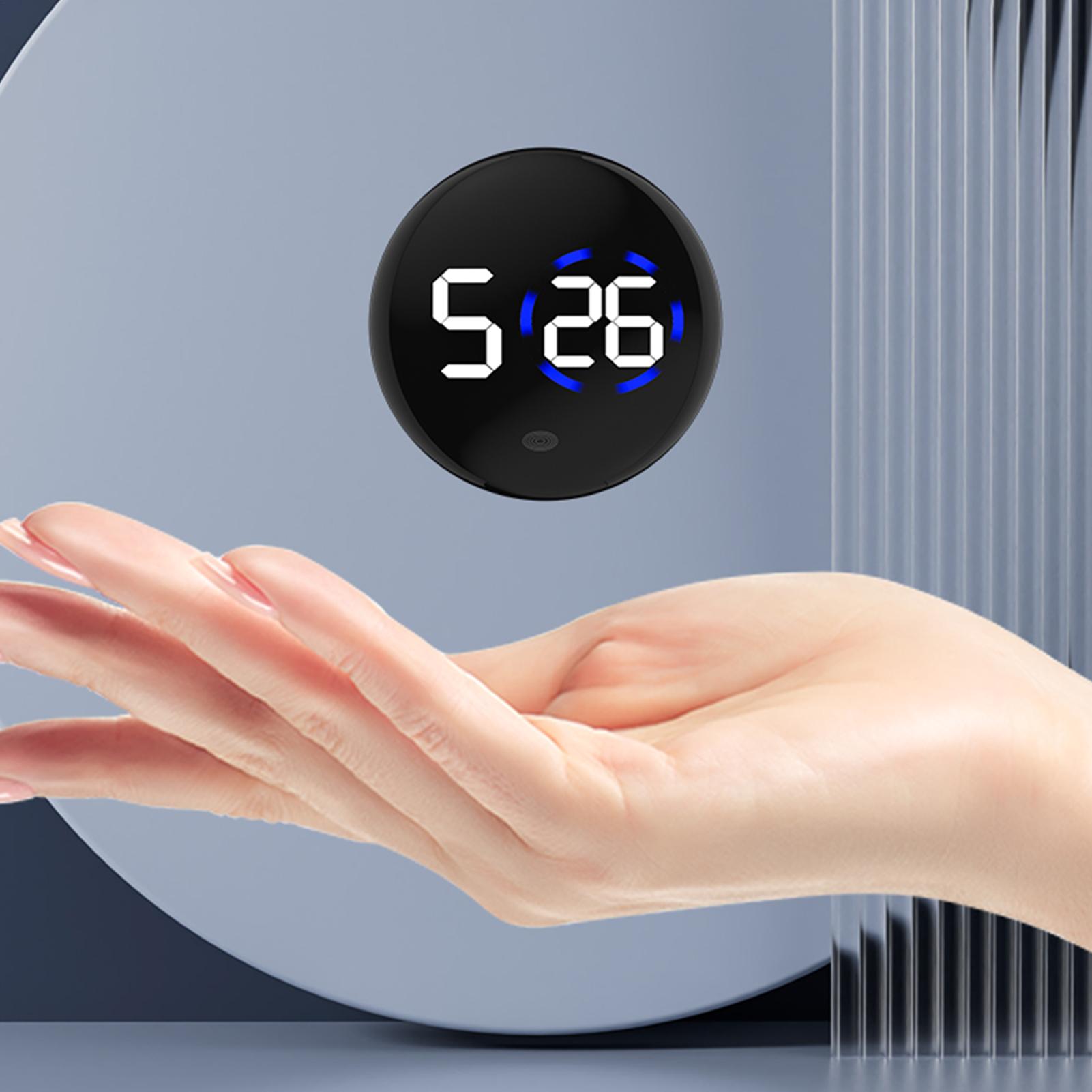 Kitchen Timer Digital - 防水車載電子時計電気自動車ダッシュボードディスプレイ接着剤シンプル小型時計LEDデジタルキッチンタイマー
