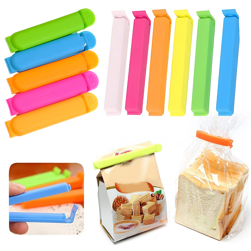 Kitchen Gadgets Under $10 - 10/20 個キッチン収納食品スナックシールシールバッグクリップシーラークランププラスチックツールキッチンアクセサリーポータブルバルク TMZ