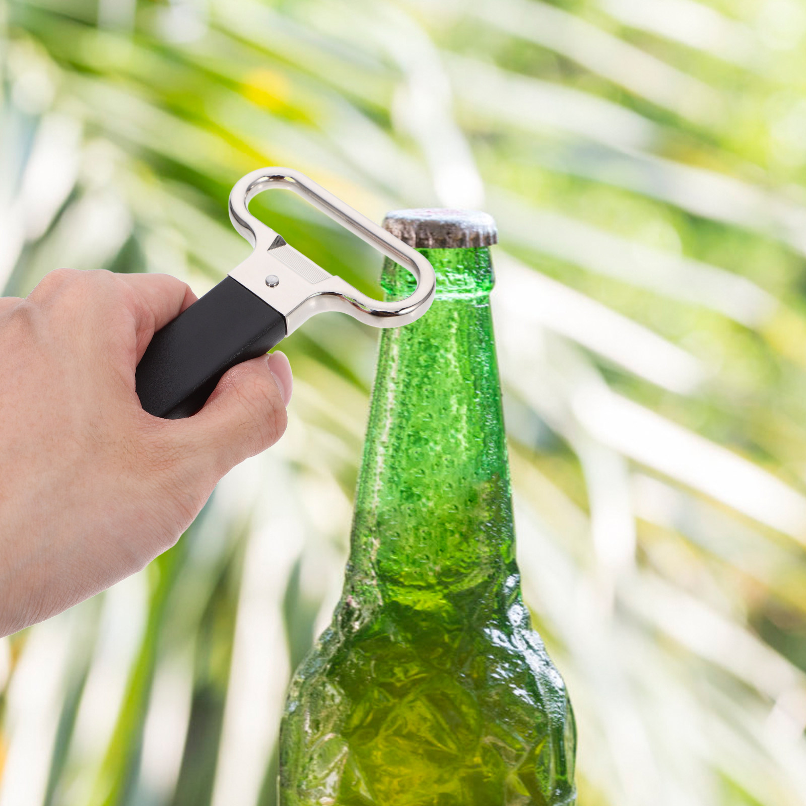 Kitchen Gadgets Home Party - 亜鉛合金製多目的ボトルオープナー、ワイン、ビール、ソーダボトルを簡単に開ける、コンパクトなバー、ホームパーティー、キッチンガジェット、頑丈な手動タイプ