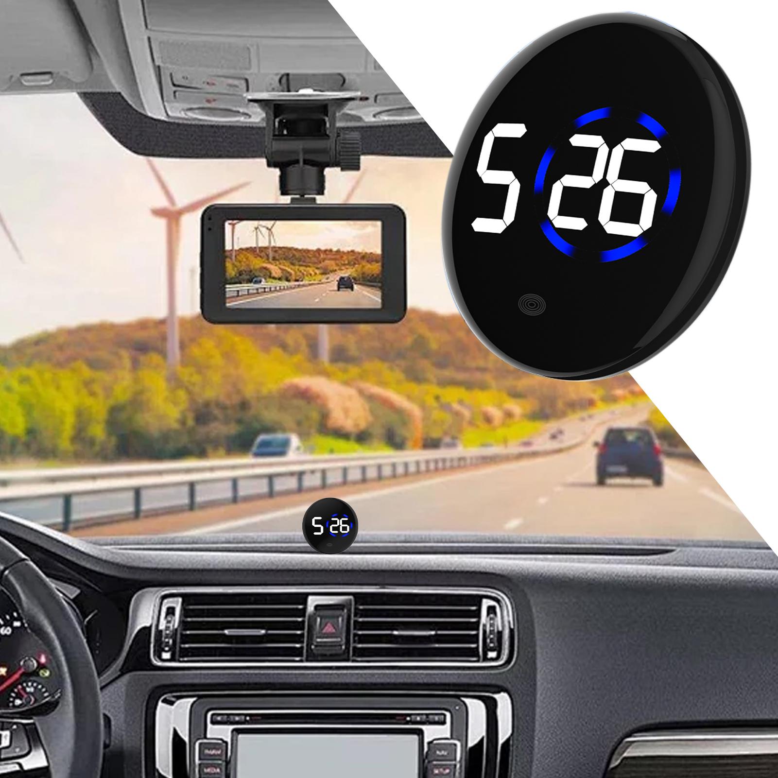 Kitchen Timer Digital - 車用時計 LED デジタルキッチンタイマー 防水スティック 耐久性のある車用時計 トラック