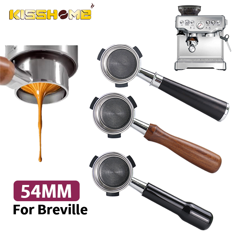 Breville Espresso Bes870 - 54mm コーヒーボトムレスポルタフィルター ネイキッドフィット ブレビル セージ 870