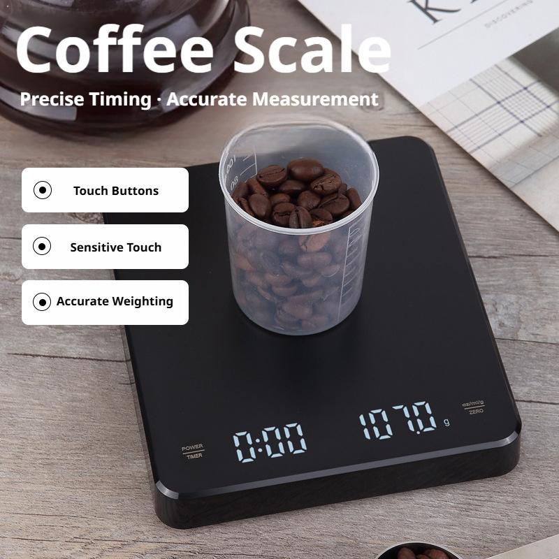 USBデジタルコーヒースケール 充電式 LEDスクリーン 0 - Kitchen Timer Digital のレビューと価格