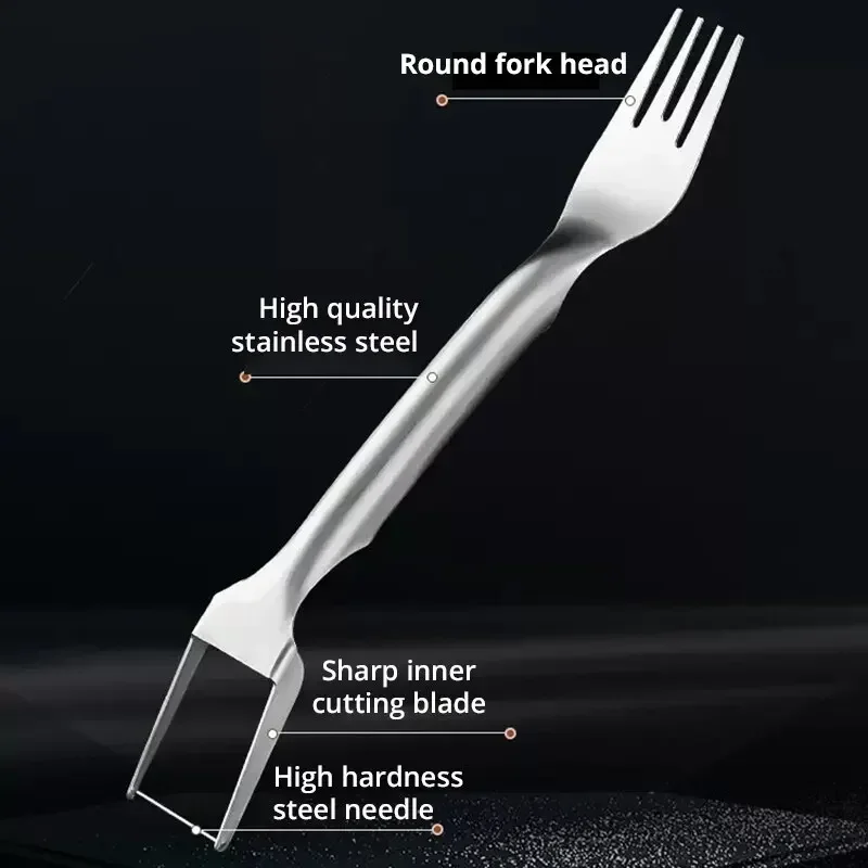 ポータブルスイカスライサーフォーク、多目的カッター、ステンレ - Kitchen Gadgets Dropshipping のレビューと価格