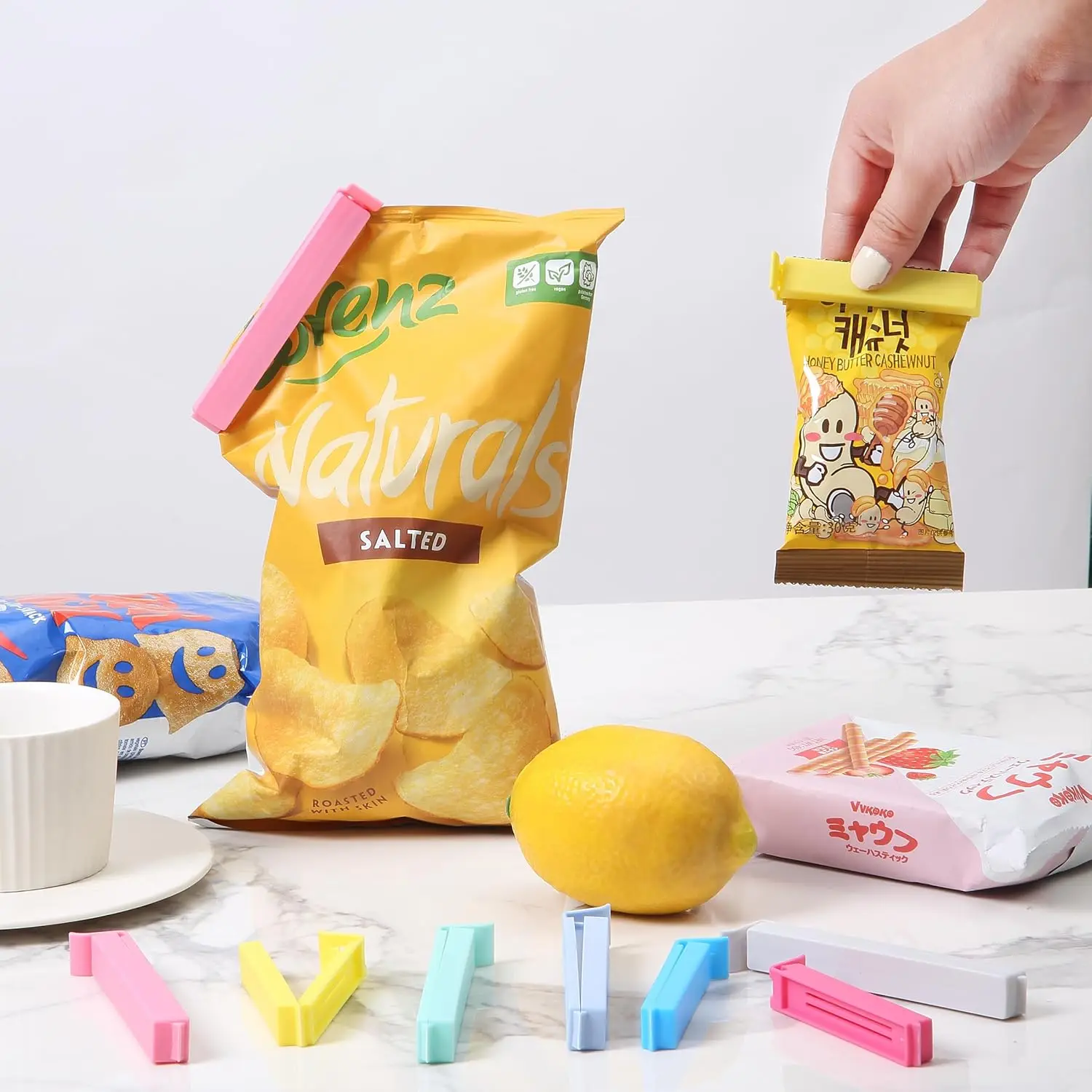 5/10/20 個ポータブルキッチン収納食品スナックシールシ - Kitchen Gadgets Under $10 のレビューと価格
