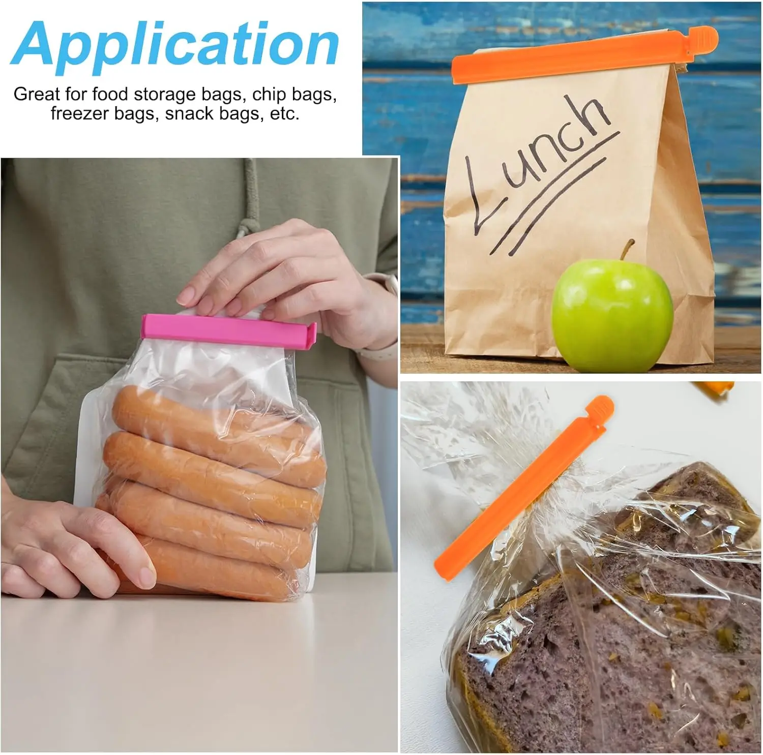 5/10/20 個ポータブルキッチン収納食品スナックシールシ - Kitchen Gadgets Under $10 のレビューと価格