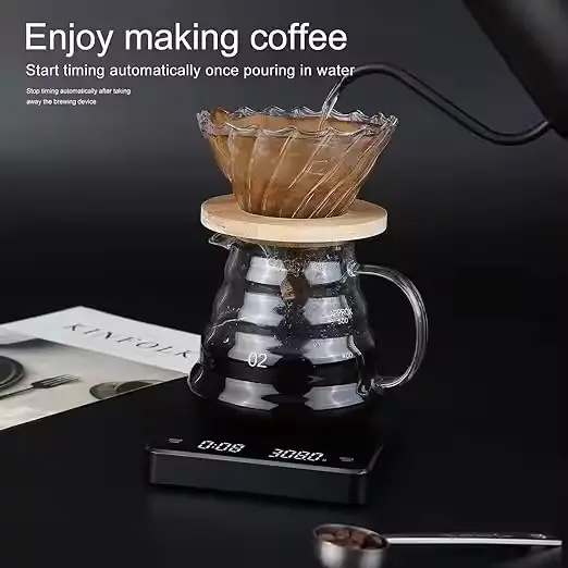 ミニコーヒースケール タイマー付き ポータブルデジタルキッチ - Kitchen Timer Digital のレビューと価格
