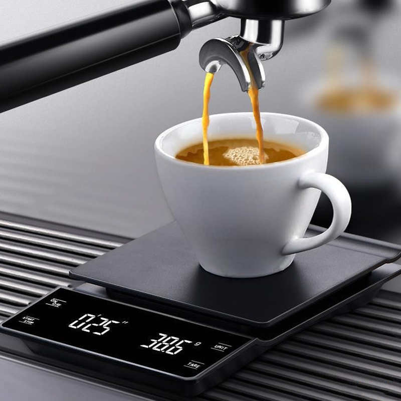 3kg 0.1g デジタルコーヒー計量器 タイマー付き LE - Kitchen Timer Digital のレビューと価格