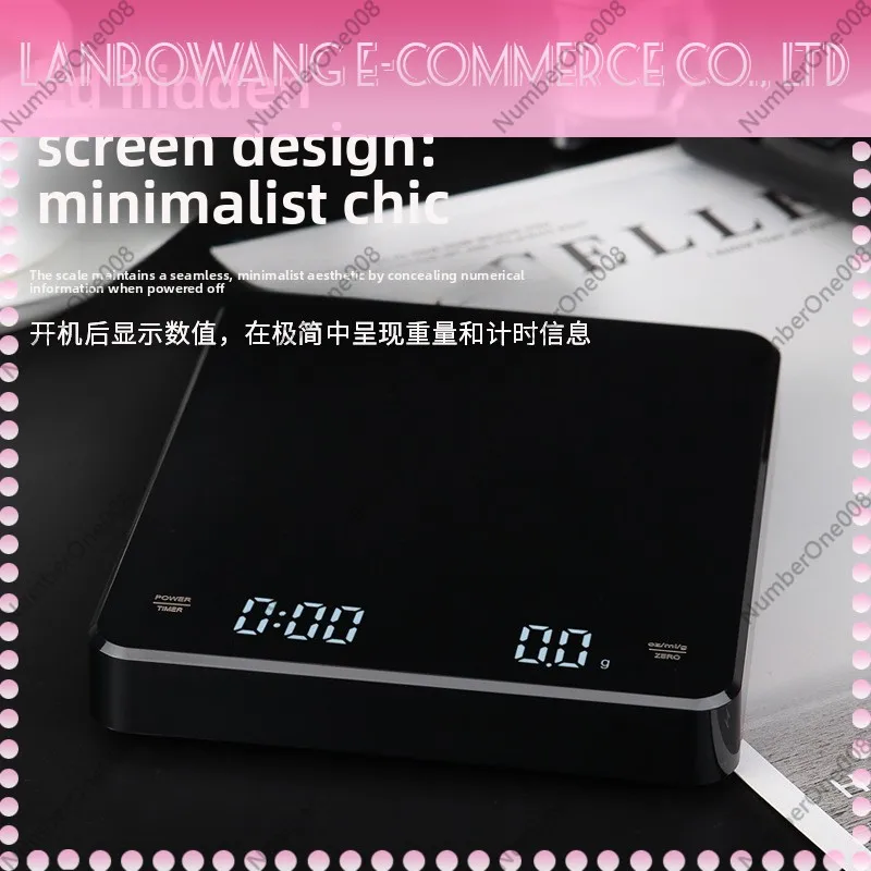 充電式コーヒースケール 3kg/0.1g、タイマー付きデジタ - Kitchen Timer Digital のレビューと価格