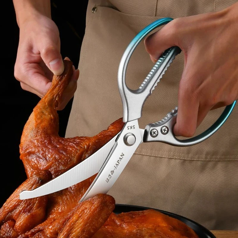 セイコーステンレス鋼ブルーグラデーションキッチンはさみ鶏アヒ - Kitchen Gadgets Cool のレビューと価格