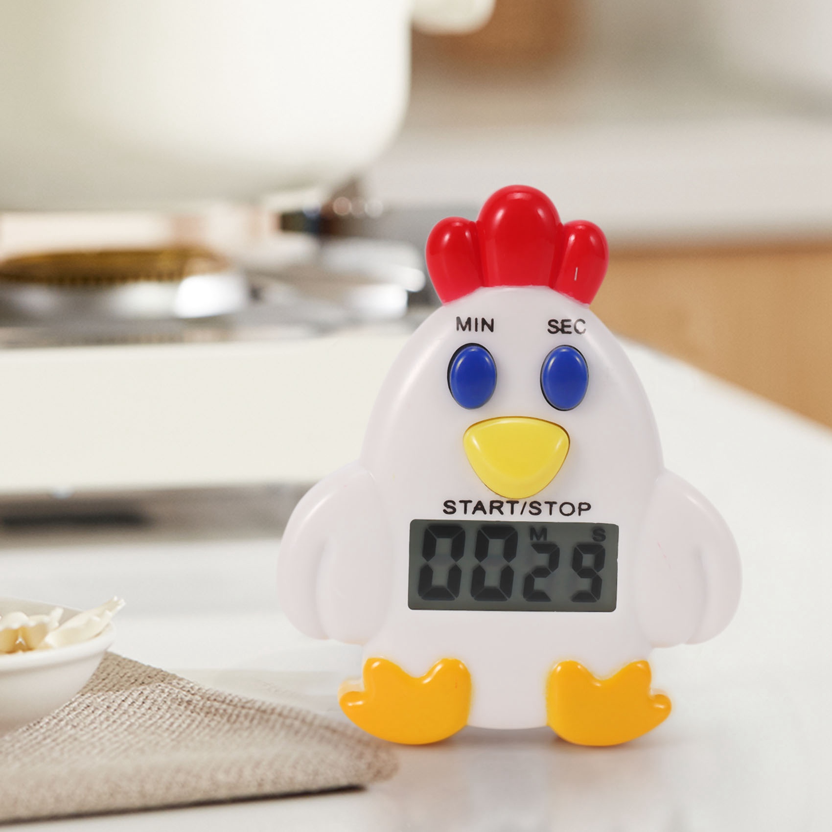 キッチン液晶デジタルカウントダウンクリップエンアラームタイマ - Kitchen Timer Digital のレビューと価格
