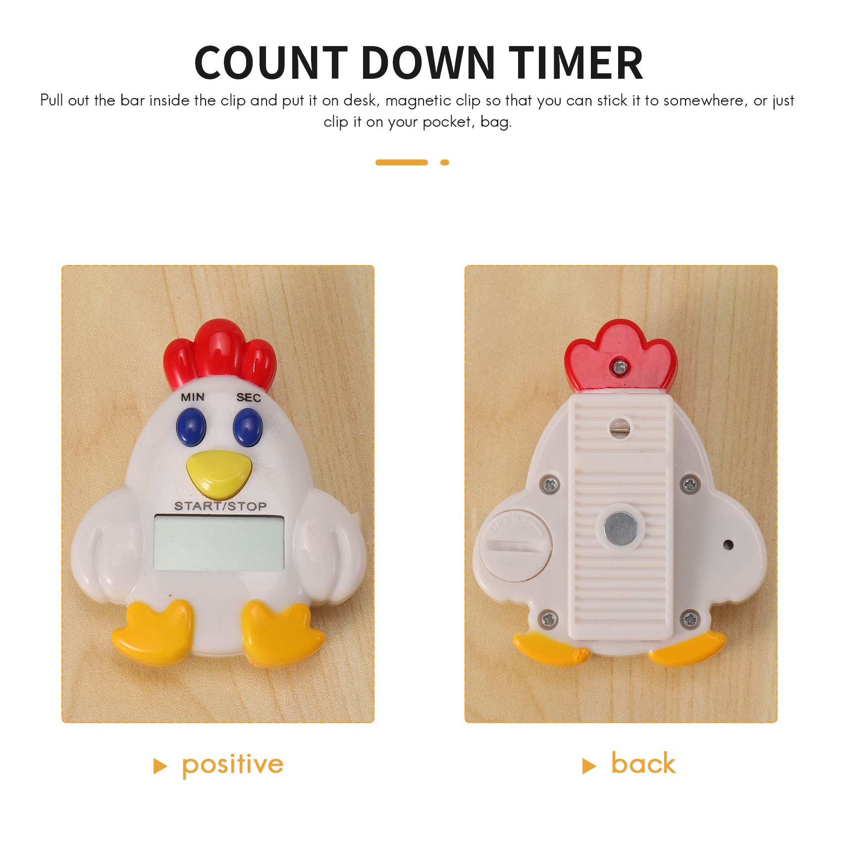 キッチン液晶デジタルカウントダウンクリップエンアラームタイマ - Kitchen Timer Digital のレビューと価格