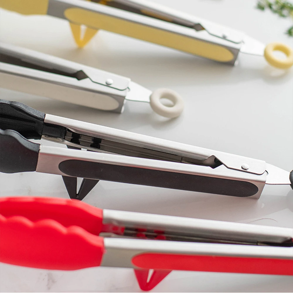シリコン滑り止めクッキングクリップ,10インチステンレス鋼フ - Kitchen Gadgets Under $10 のレビューと価格