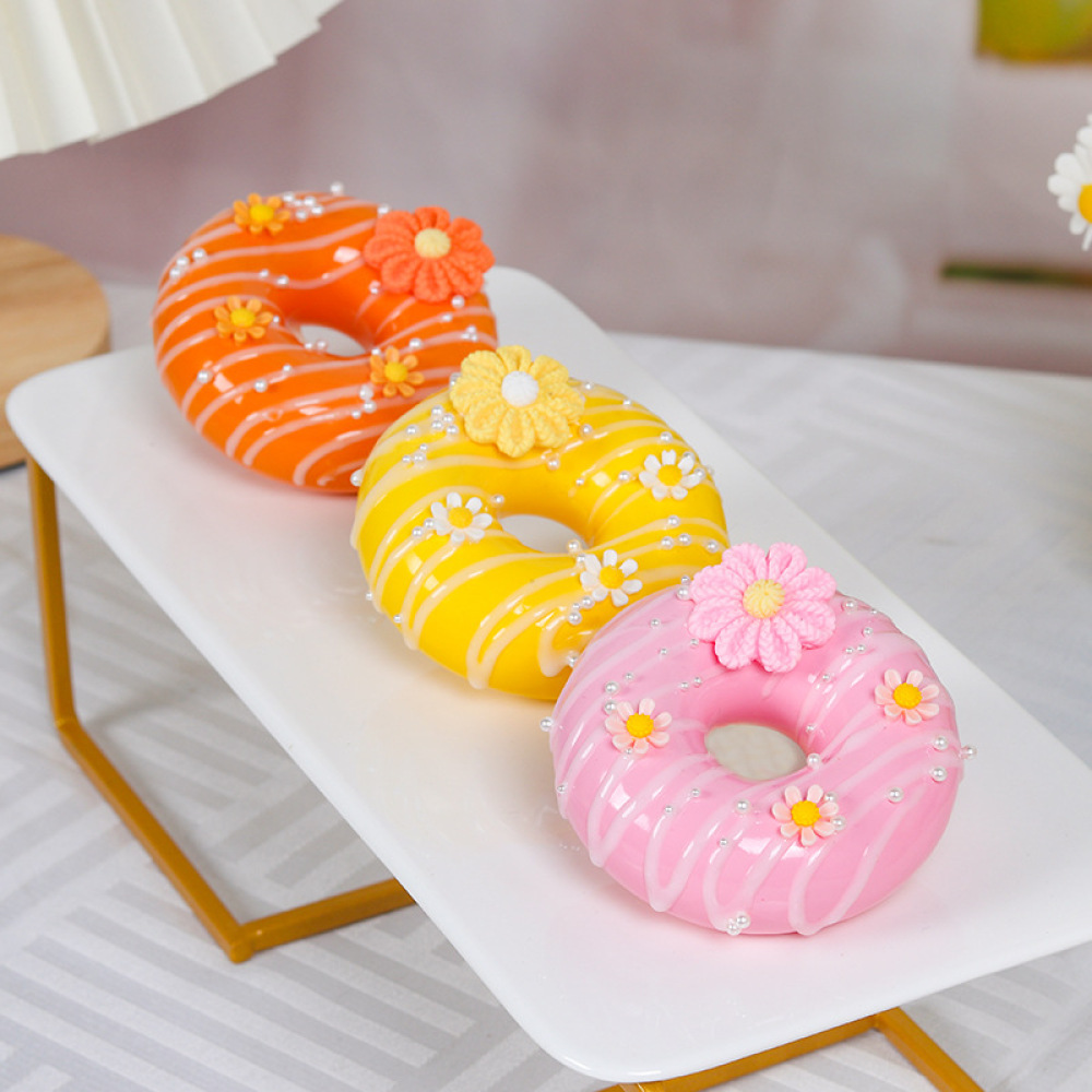 装飾用ドーナツ冷蔵庫マグネット リアルな食品モデル シミュレ - Kitchen Gadgets Home Party のレビューと価格