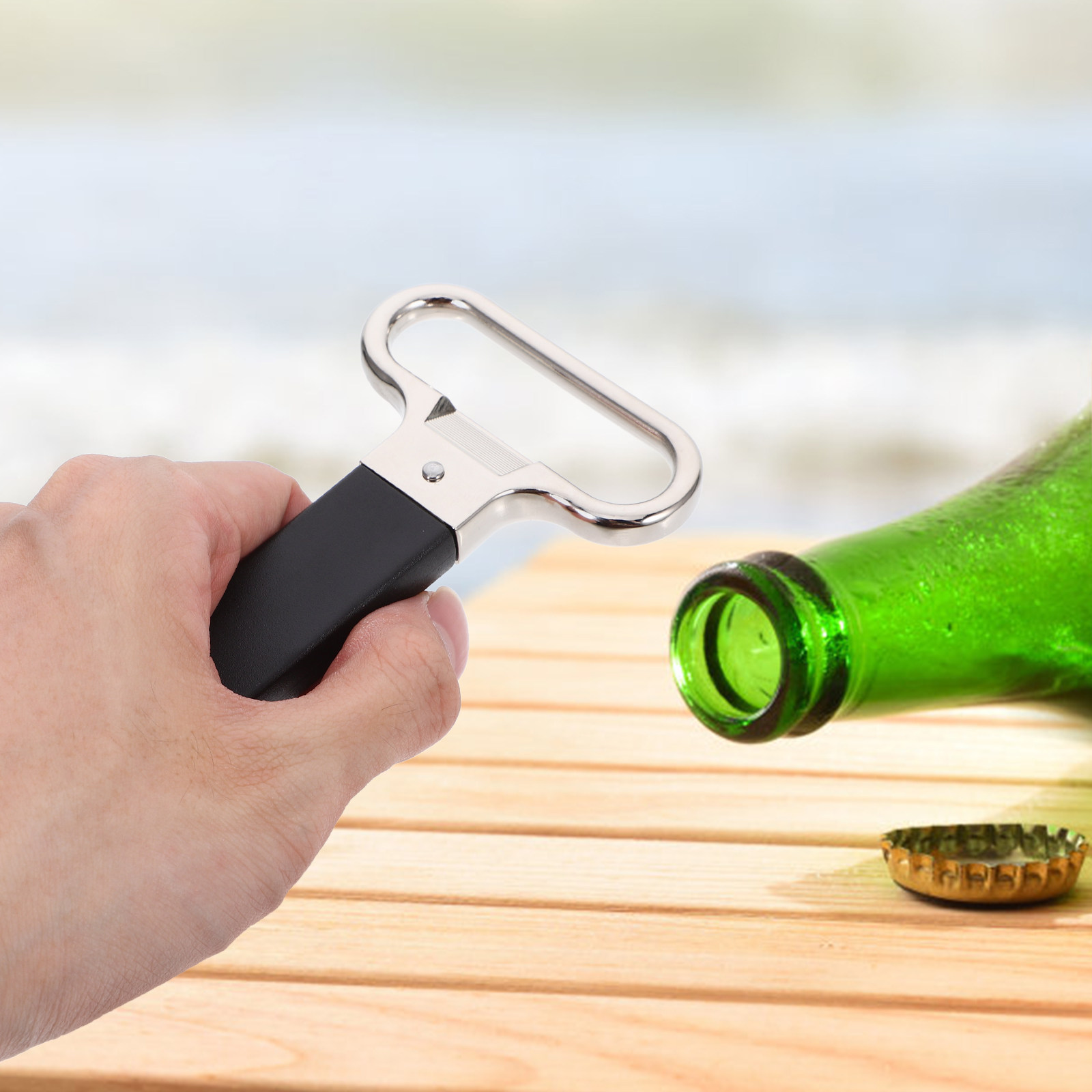 亜鉛合金製多目的ボトルオープナー、ワイン、ビール、ソーダボト - Kitchen Gadgets Home Party のレビューと価格