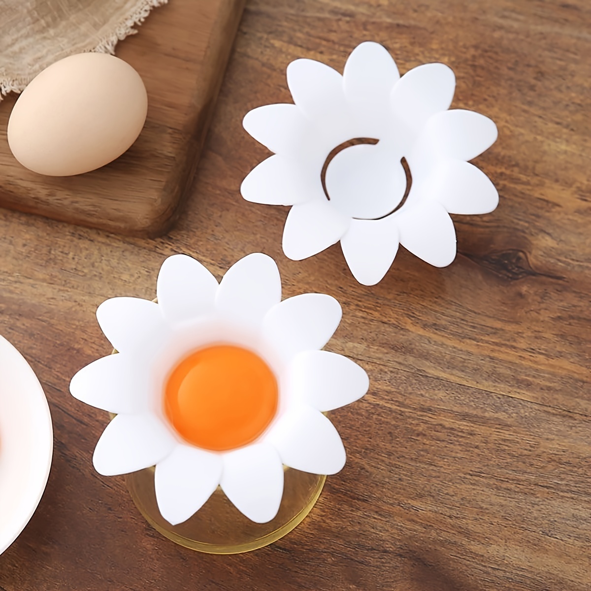 1/5/10 個かわいい花柄卵黄と卵白分離器キッチン小型ツー - Kitchen Gadgets Under $10 のレビューと価格
