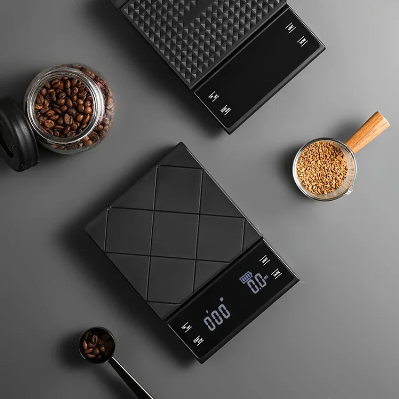 USB充電式キッチンコーヒー計量スケール、タイマー付きLED - Kitchen Timer Digital のレビューと価格