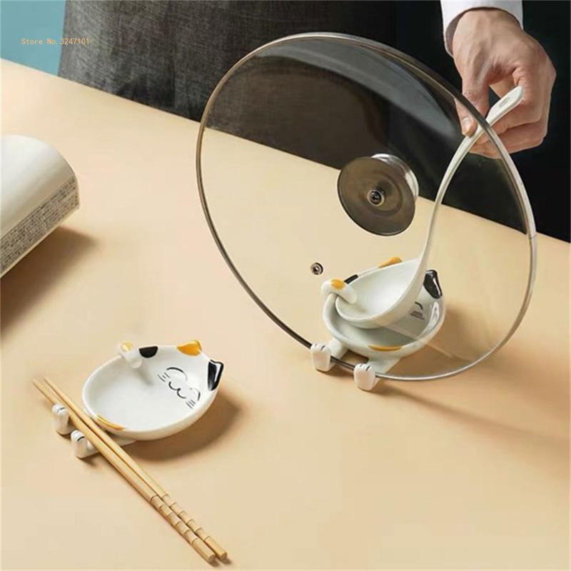 ノベルティ蓋ラックキッチンガジェットホルダーセラミック素材キ - Kitchen Gadgets Dropshipping のレビューと価格