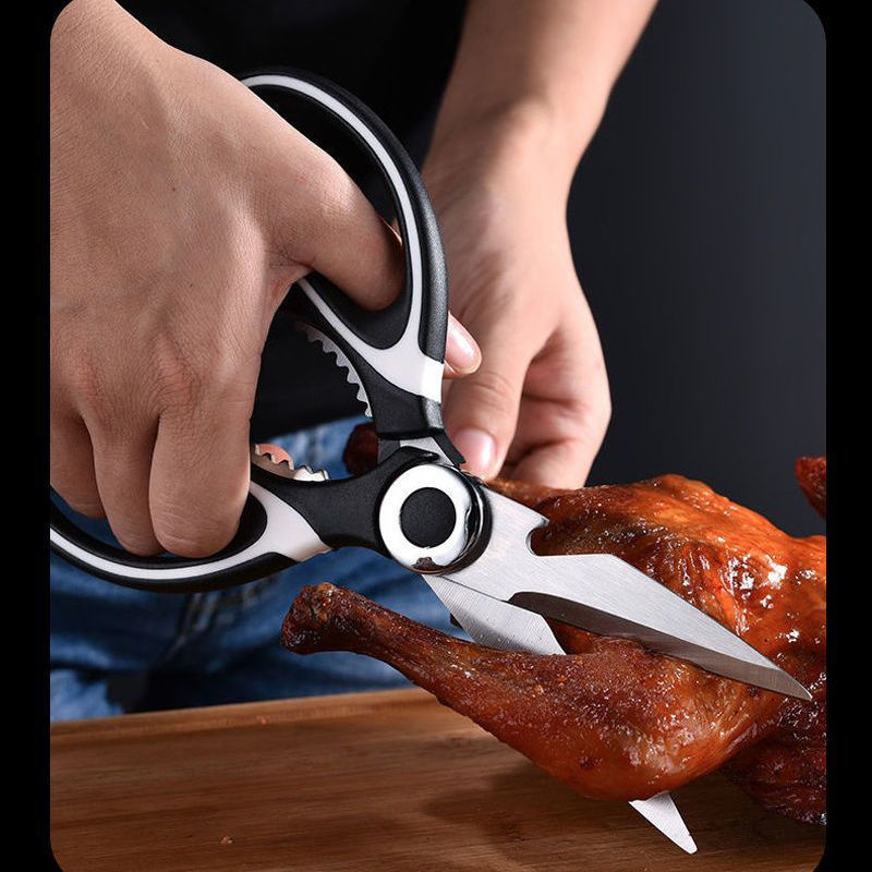 キッチンはさみステンレス鋼多機能ノンスリップシャープ鶏の骨は - Kitchen Gadgets Cool のレビューと価格