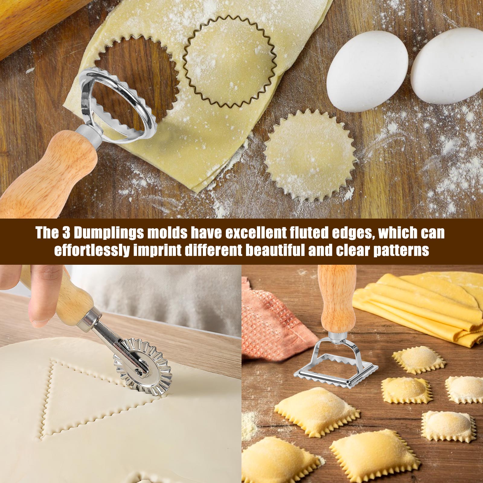 4/5/7個入りラビオリメーカー型セット 10/12穴 ラビ - Kitchen Gadgets Under $10 のレビューと価格