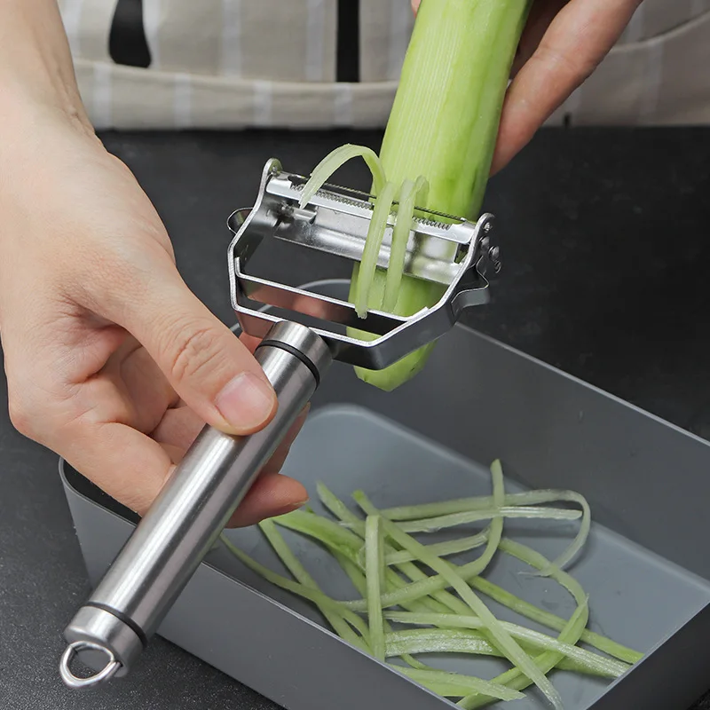 多機能ステンレス鋼キッチンピーラー果物野菜ジャガイモニンジン - Kitchen Gadgets Dropshipping のレビューと価格