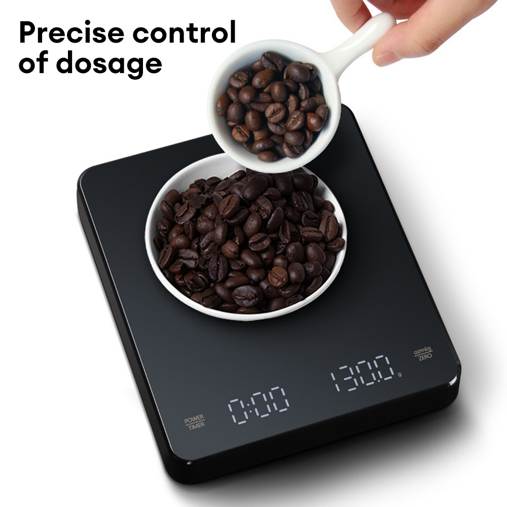 タイマー付きデジタルコーヒースケール LED スクリーンエス - Kitchen Timer Digital のレビューと価格