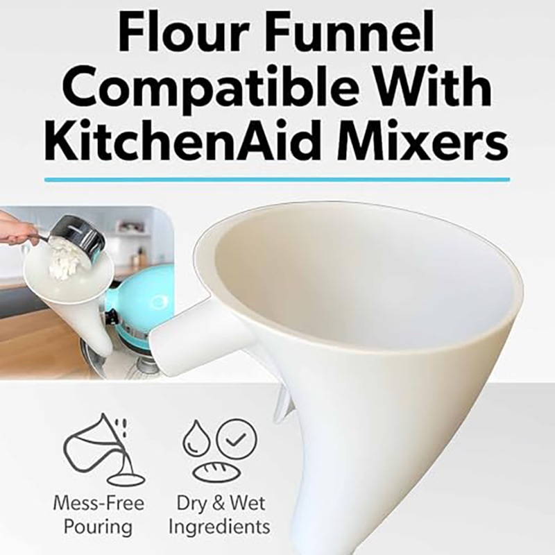 1 個のランダムカラー小麦粉漏斗は、4.5-5Qt キッチン - Kitchenaid Mixer Artisan 5Qt のレビューと価格