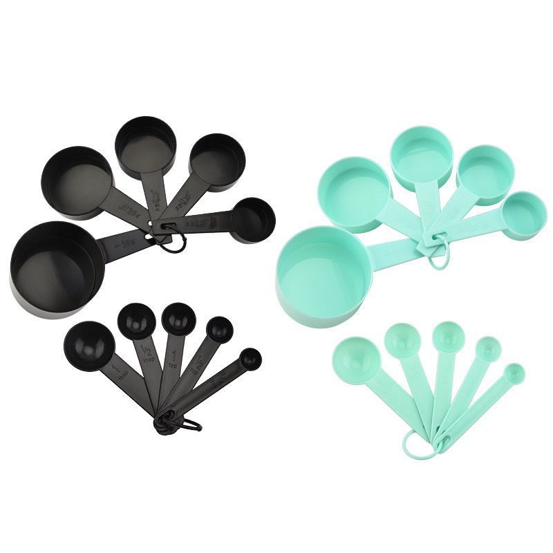プラスチック計量カップとスプーンセット 10 個キッチンアク - Kitchen Gadgets Under $10 のレビューと価格