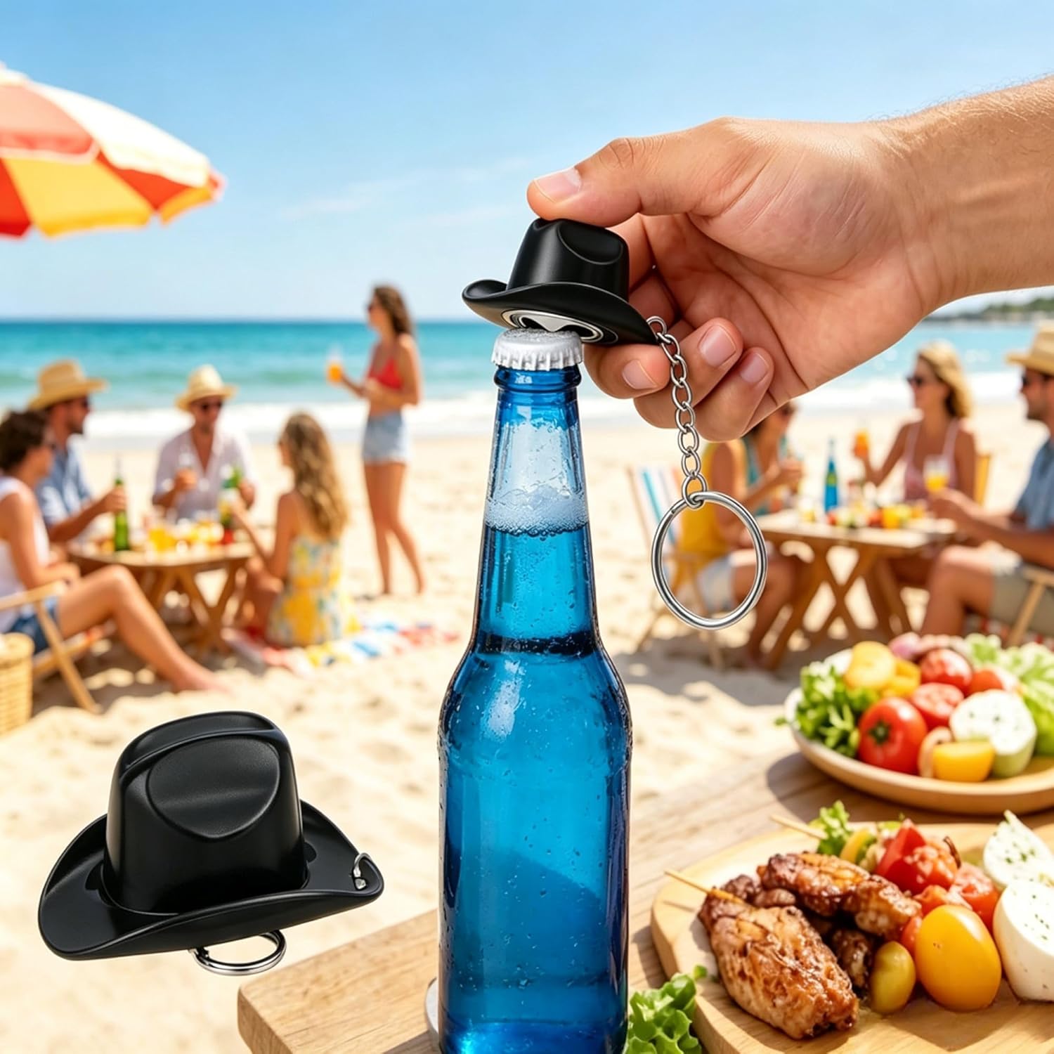 2個入り カウボーイハットデザインボトルオープナー、2 in - Kitchen Gadgets Home Party のレビューと価格