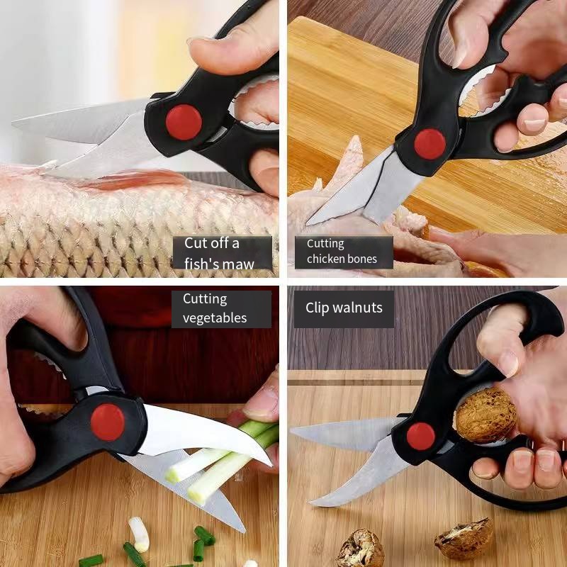 ステンレス鋼のキッチンはさみ多機能強力な鶏の骨はさみはクルミ - Kitchen Gadgets Cool のレビューと価格