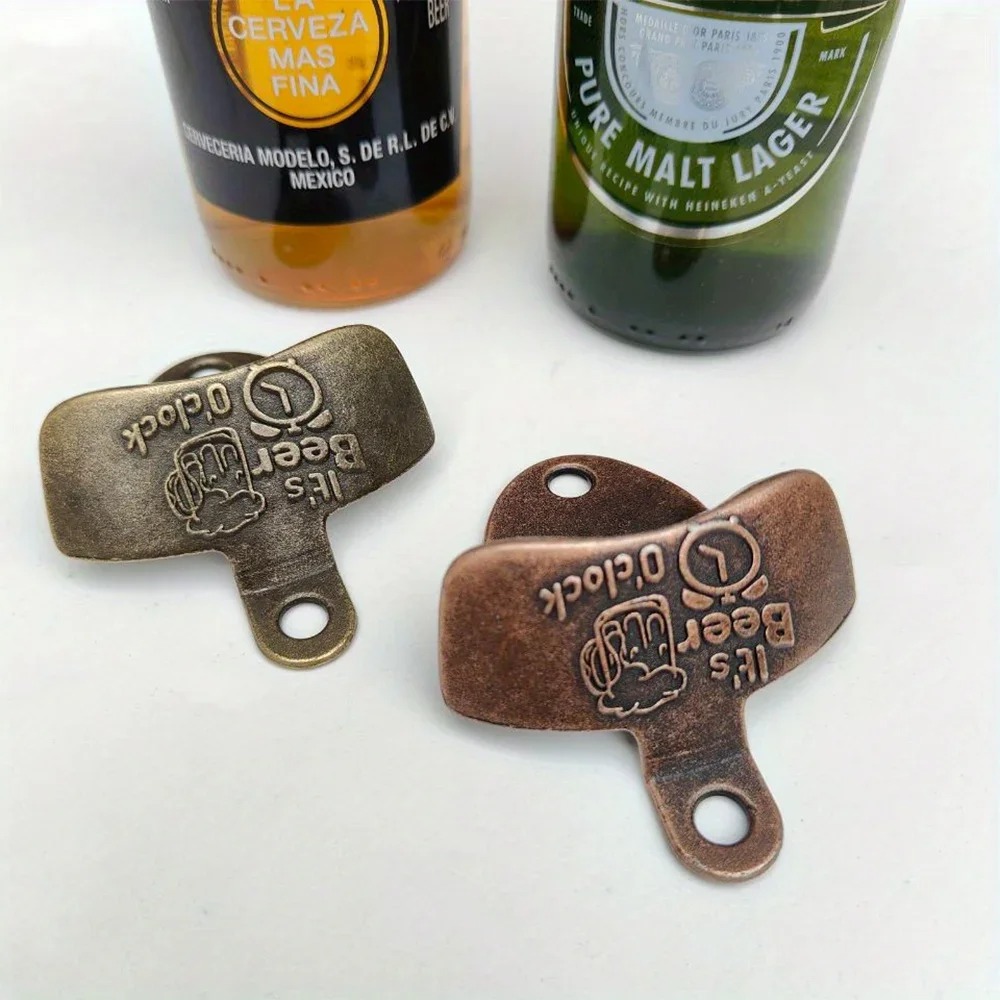 1pc それは Beer'O クロック栓抜き壁取り付けネジ付 - Kitchen Gadgets Vintage のレビューと価格