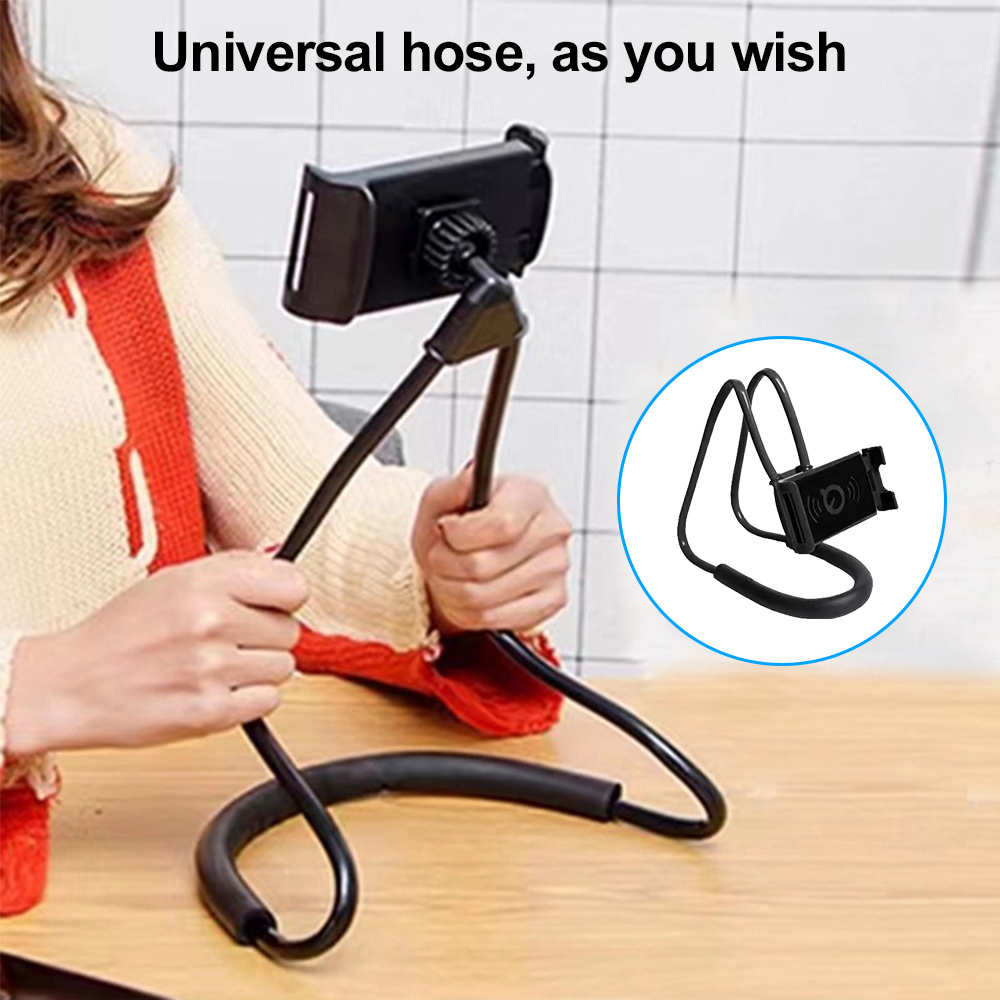 首掛け式怠惰な携帯電話スタンド、フレキシブルグースネック携帯 - Kitchen Gadgets Online のレビューと価格
